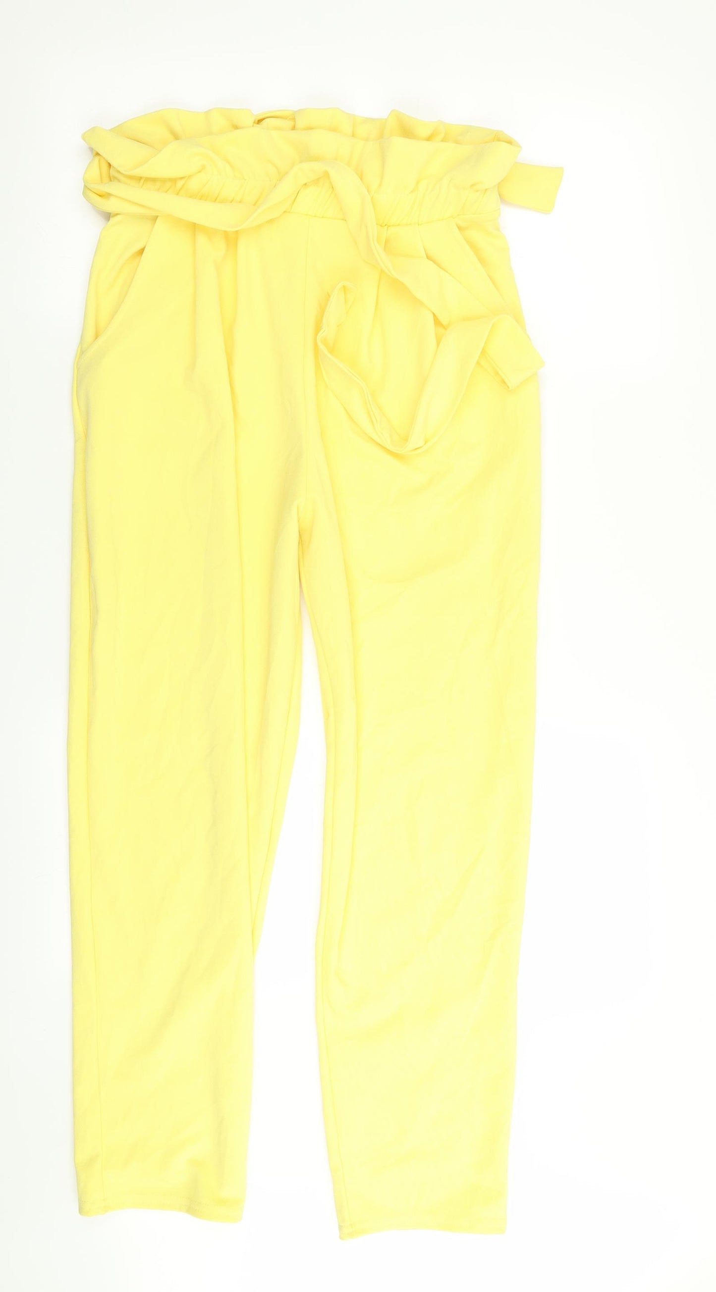 stylerise Womens Yellow   Trousers  Size 12 L29 in