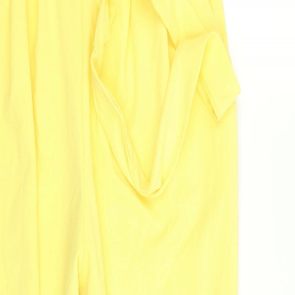 stylerise Womens Yellow   Trousers  Size 12 L29 in