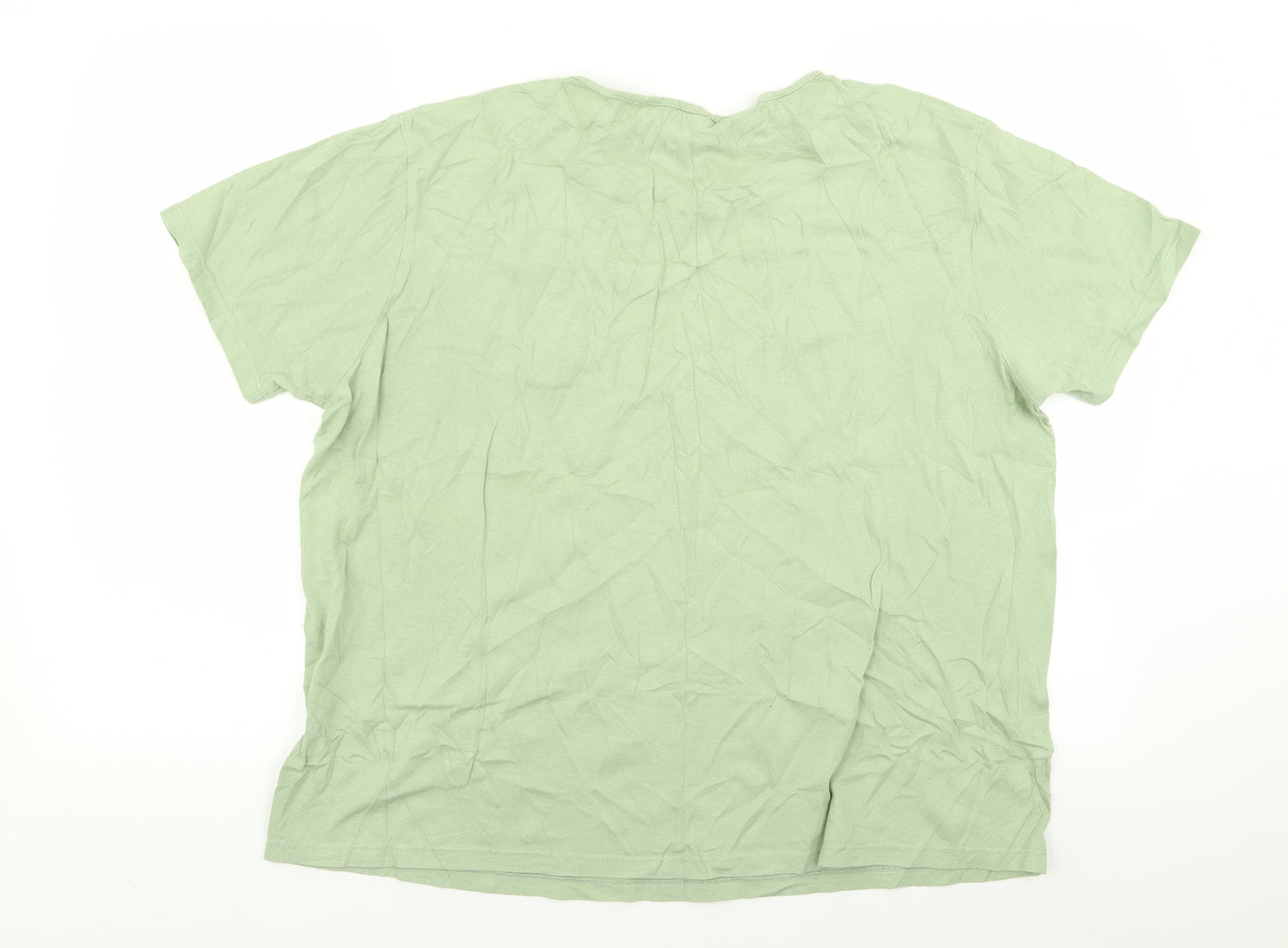 sutton Womens Green   Basic T-Shirt Size L