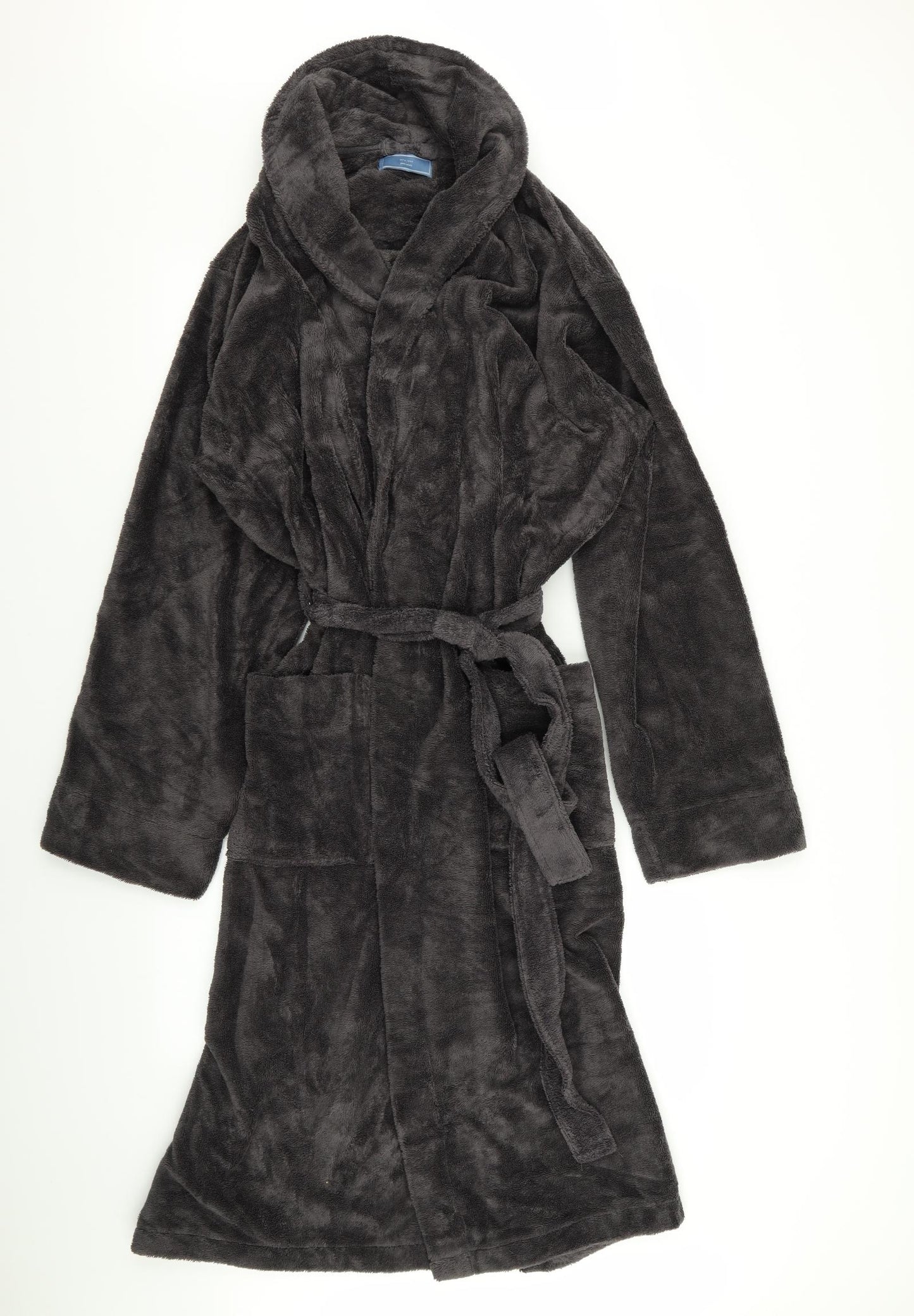 John Lewis Mens Grey Solid   Robe Size M