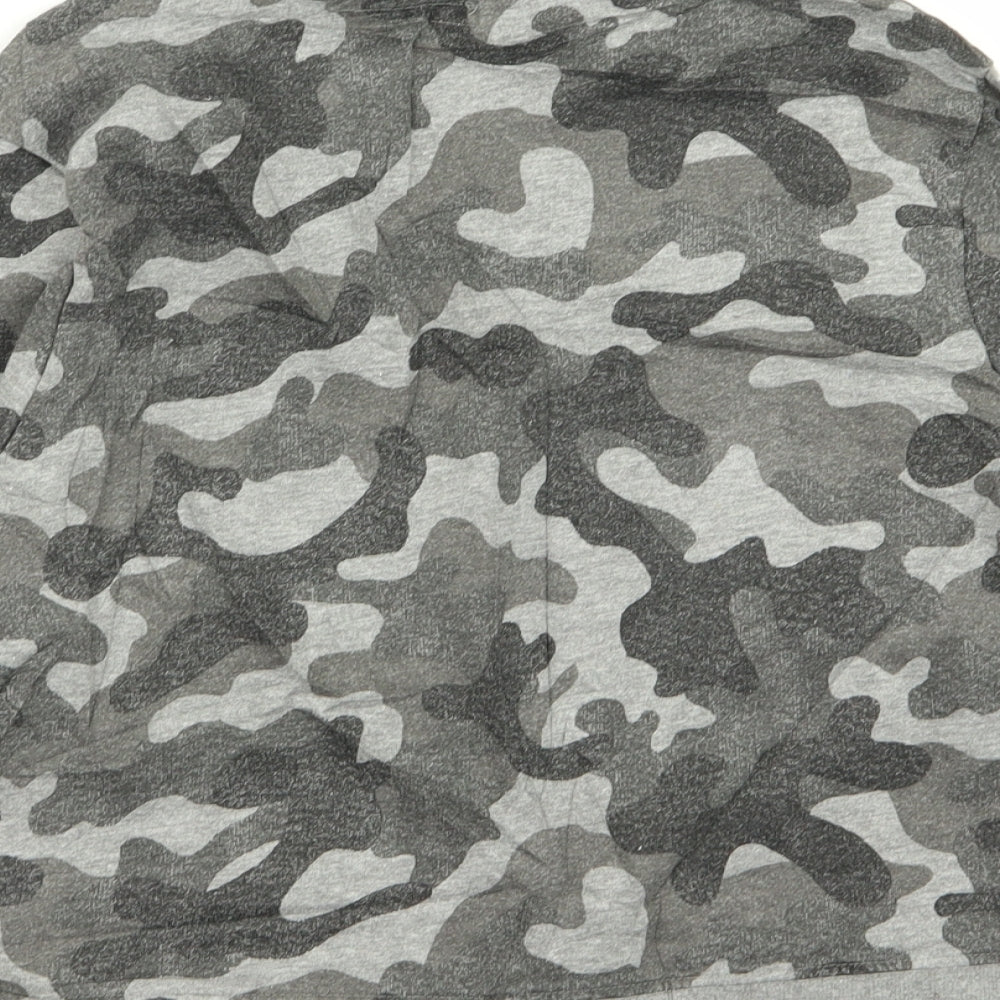 NEXT Boys Grey Camouflage  Pullover Jumper Size 8 Years
