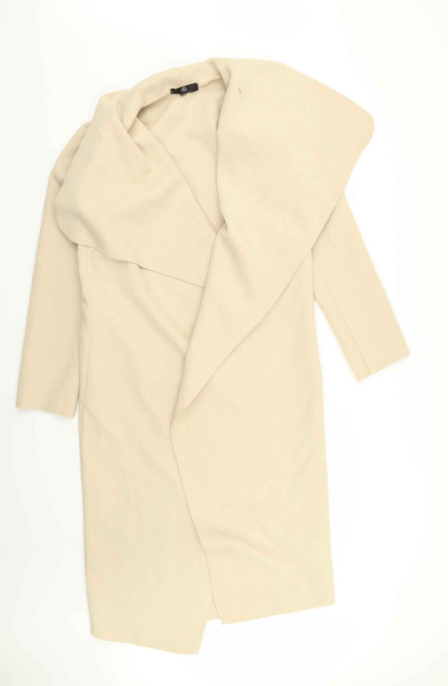 Missguided Womens Beige   Overcoat Coat Size 6