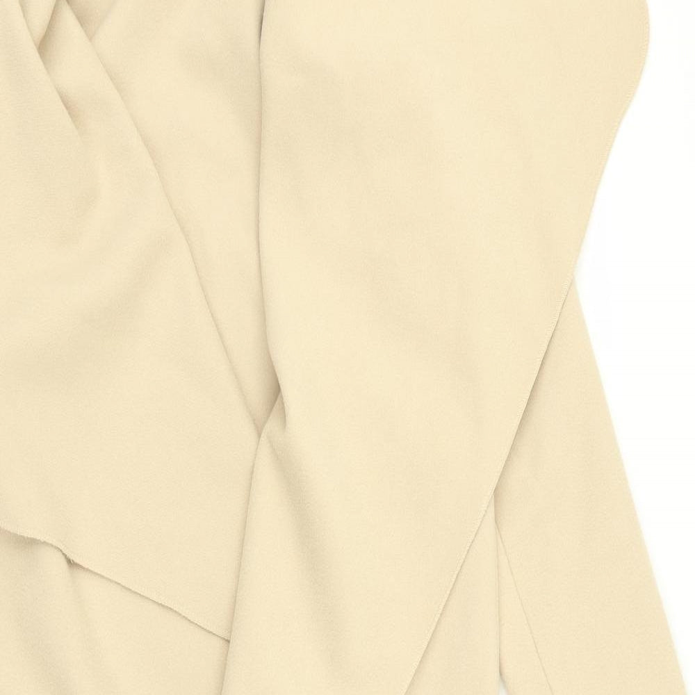 Missguided Womens Beige   Overcoat Coat Size 6