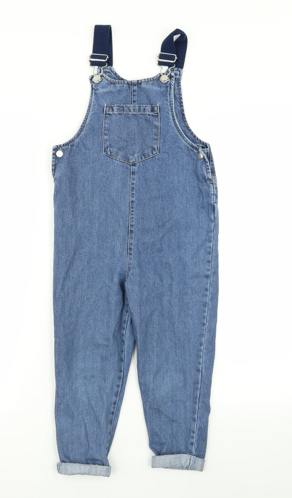 NEXT Girls Blue   Dungaree One-Piece Size 5-6 Years