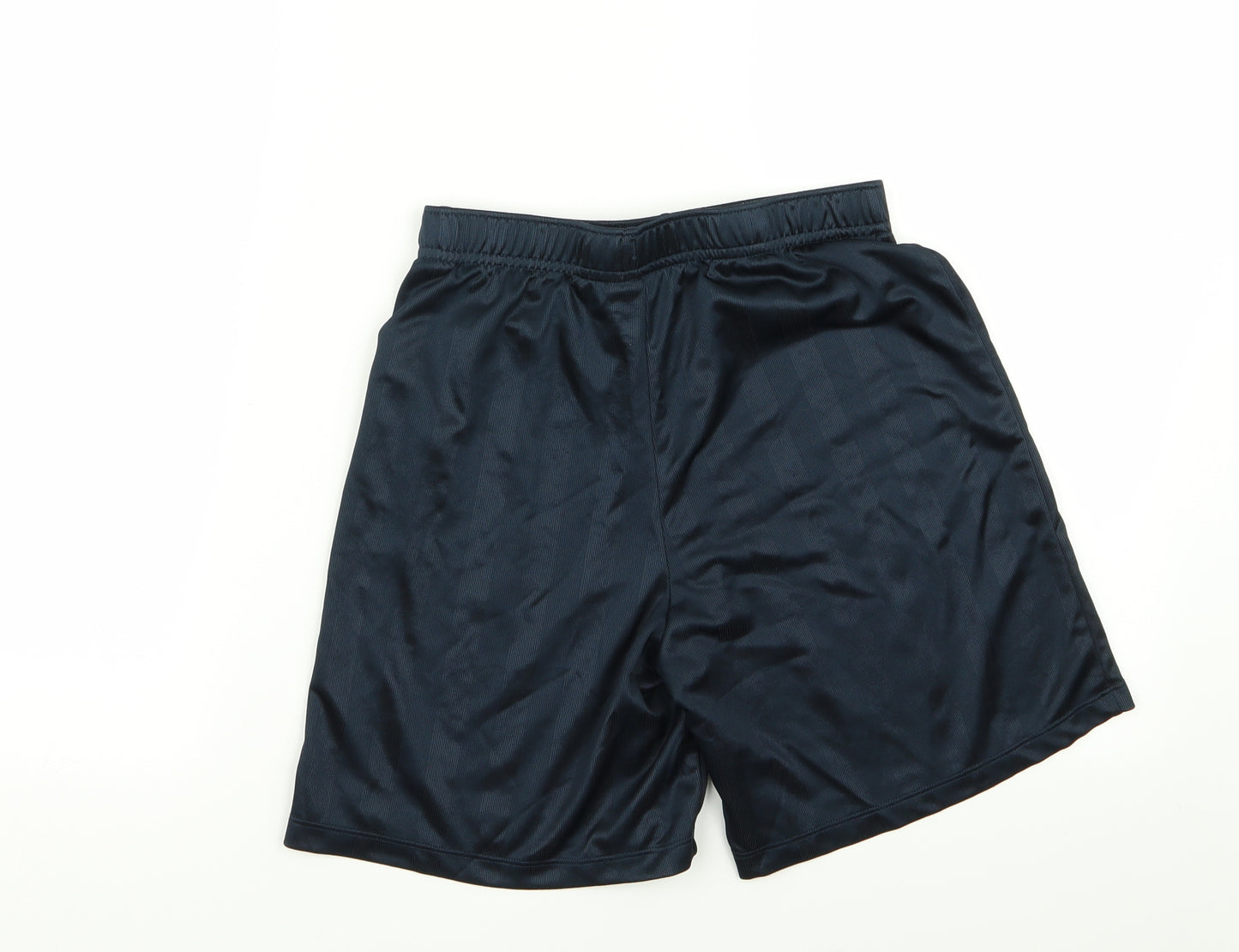 Nike Boys Blue Striped  Sweat Shorts Size 12-13 Years