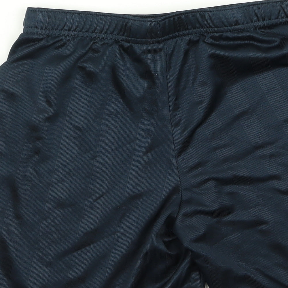 Nike Boys Blue Striped  Sweat Shorts Size 12-13 Years