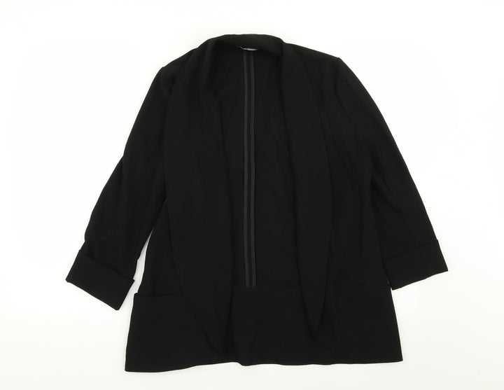 New Look Womens Black Jacket Blazer Size 8