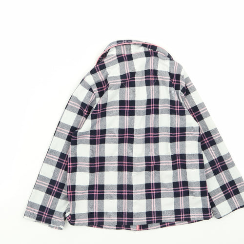 Peacocks Girls Multicoloured Check  Top Pyjama Top Size 4-5 Years
