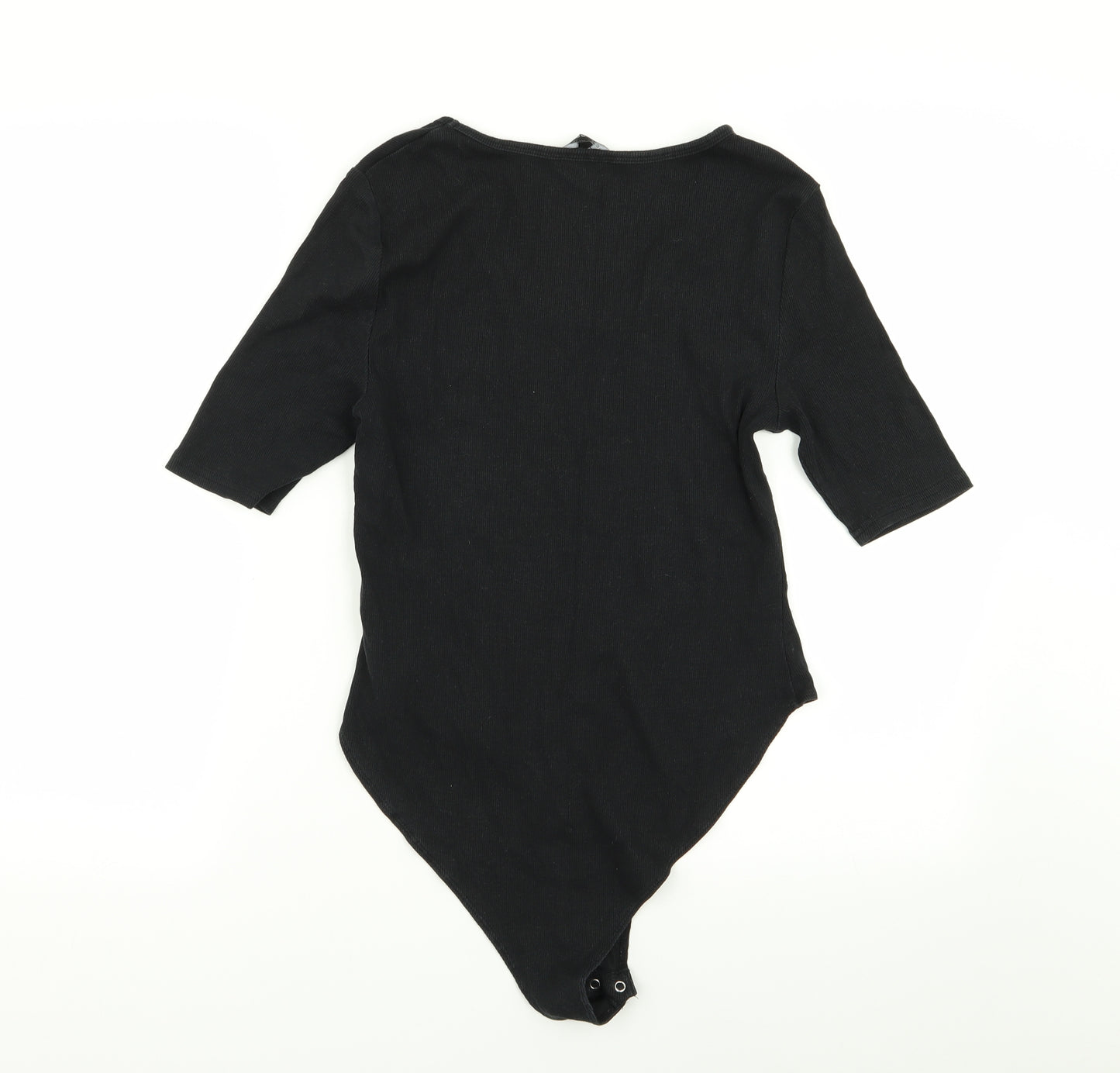 New Look Womens Black   Bodysuit One-Piece Size 16