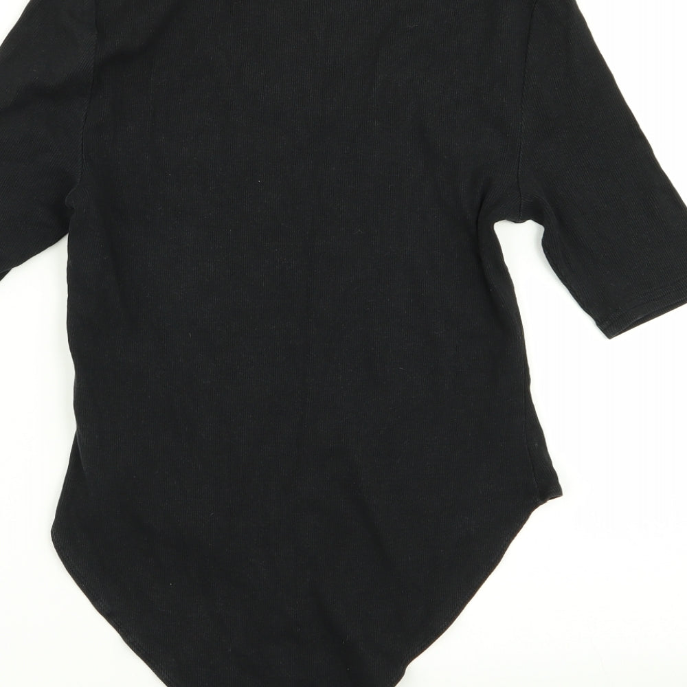New Look Womens Black   Bodysuit One-Piece Size 16