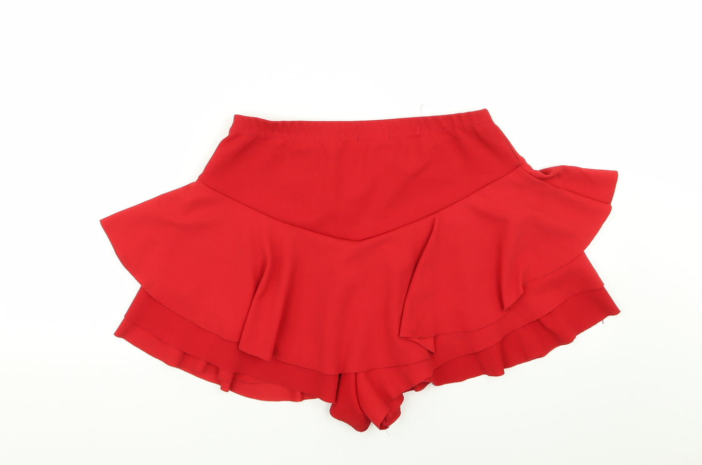 stylewise Womens Red   Flare Skort Size 14  - Stretch waistband