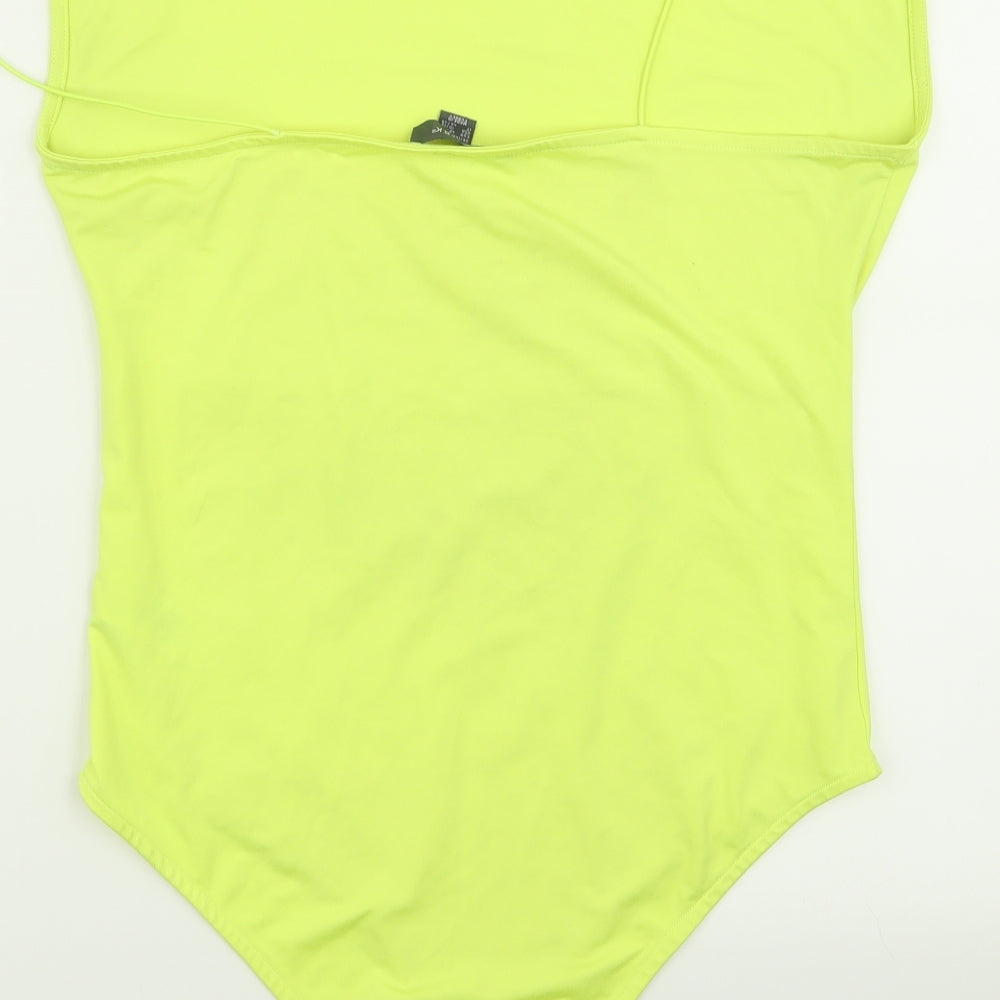 Primark Womens Yellow   Bodysuit One-Piece Size 14