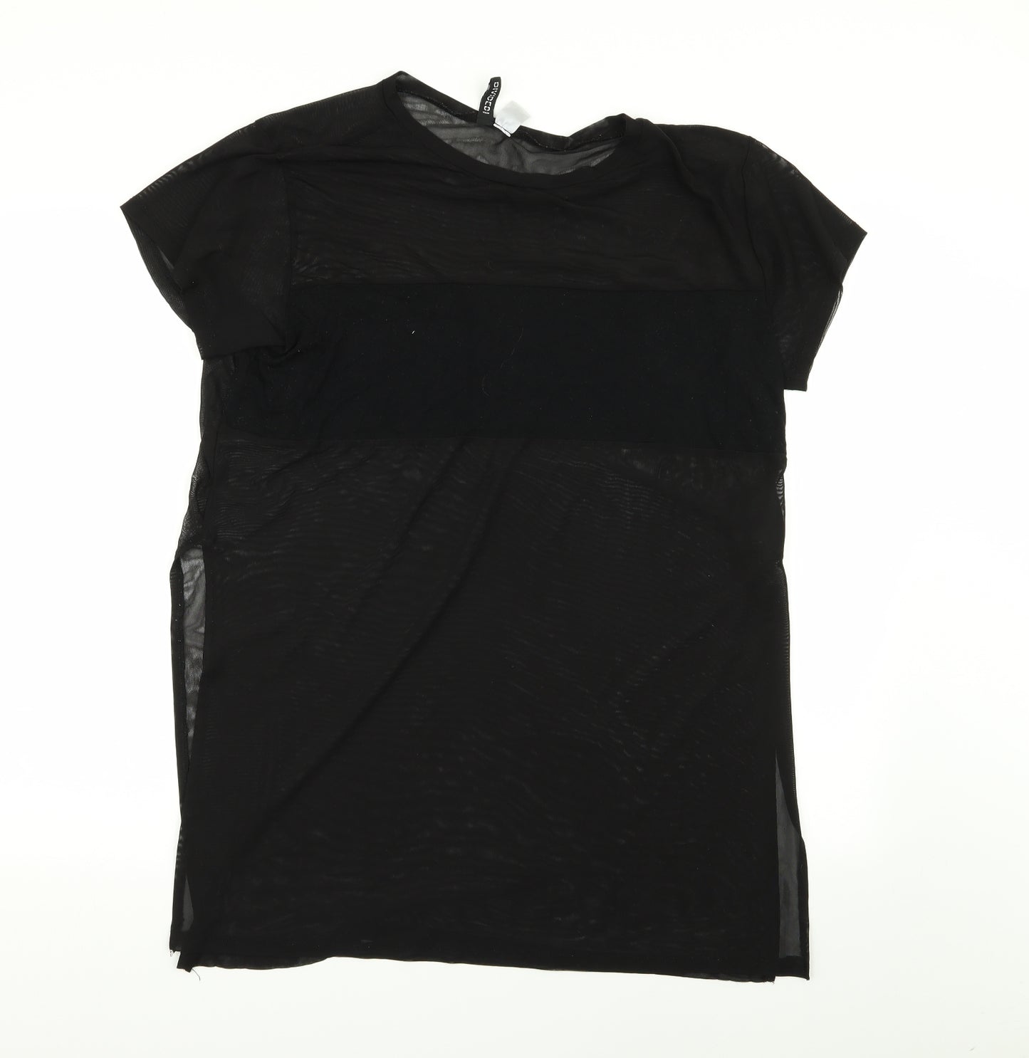 Divided by H&M Womens Black   Basic T-Shirt Size L