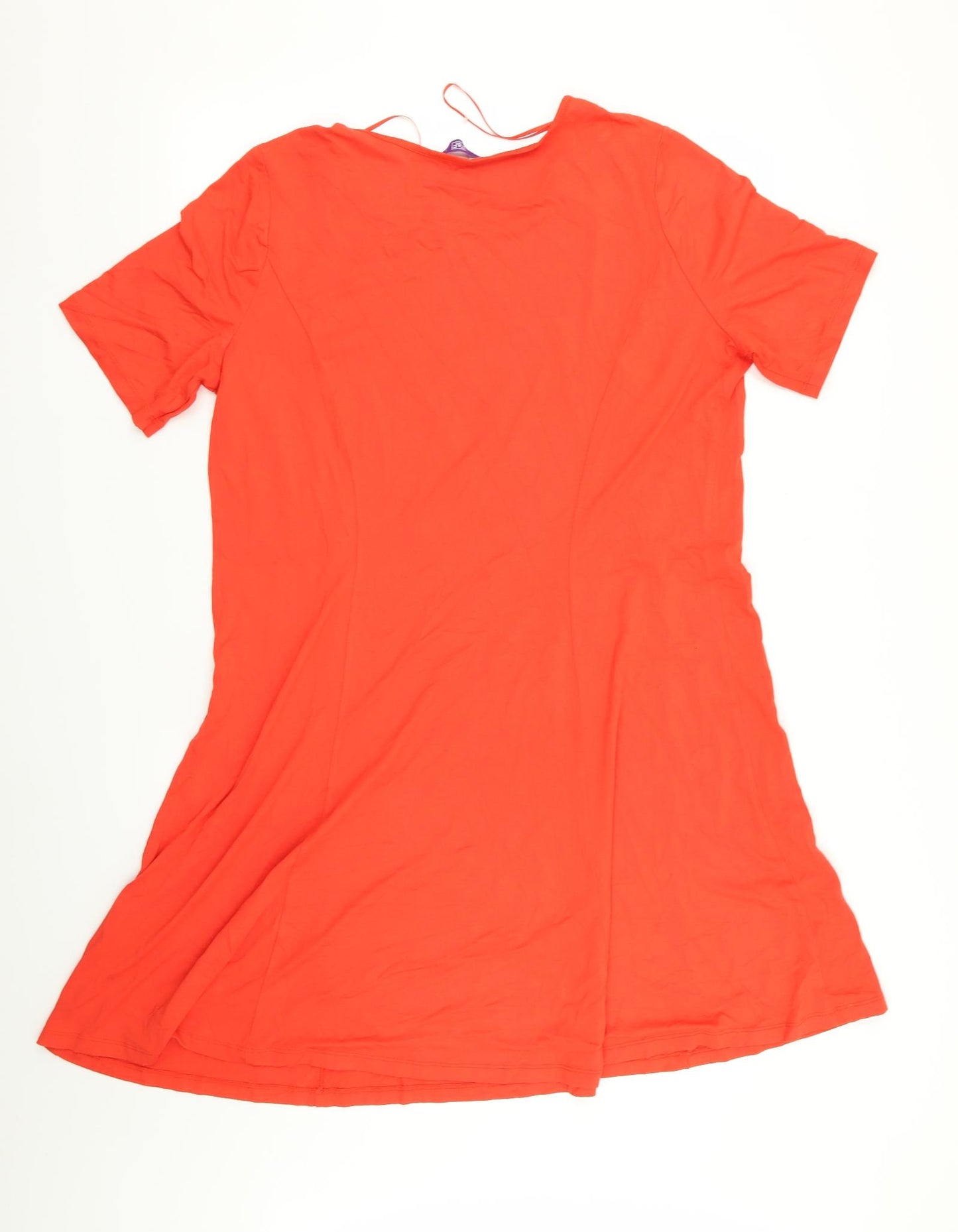 F&F Womens Red   T-Shirt Dress  Size 16