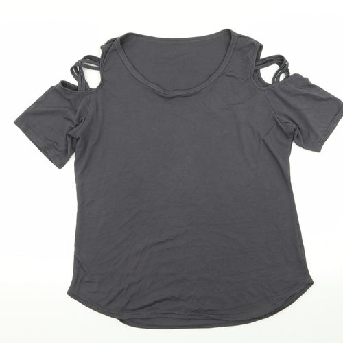 Preworn Womens Grey   Basic T-Shirt Size XL