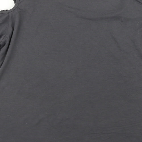Preworn Womens Grey   Basic T-Shirt Size XL