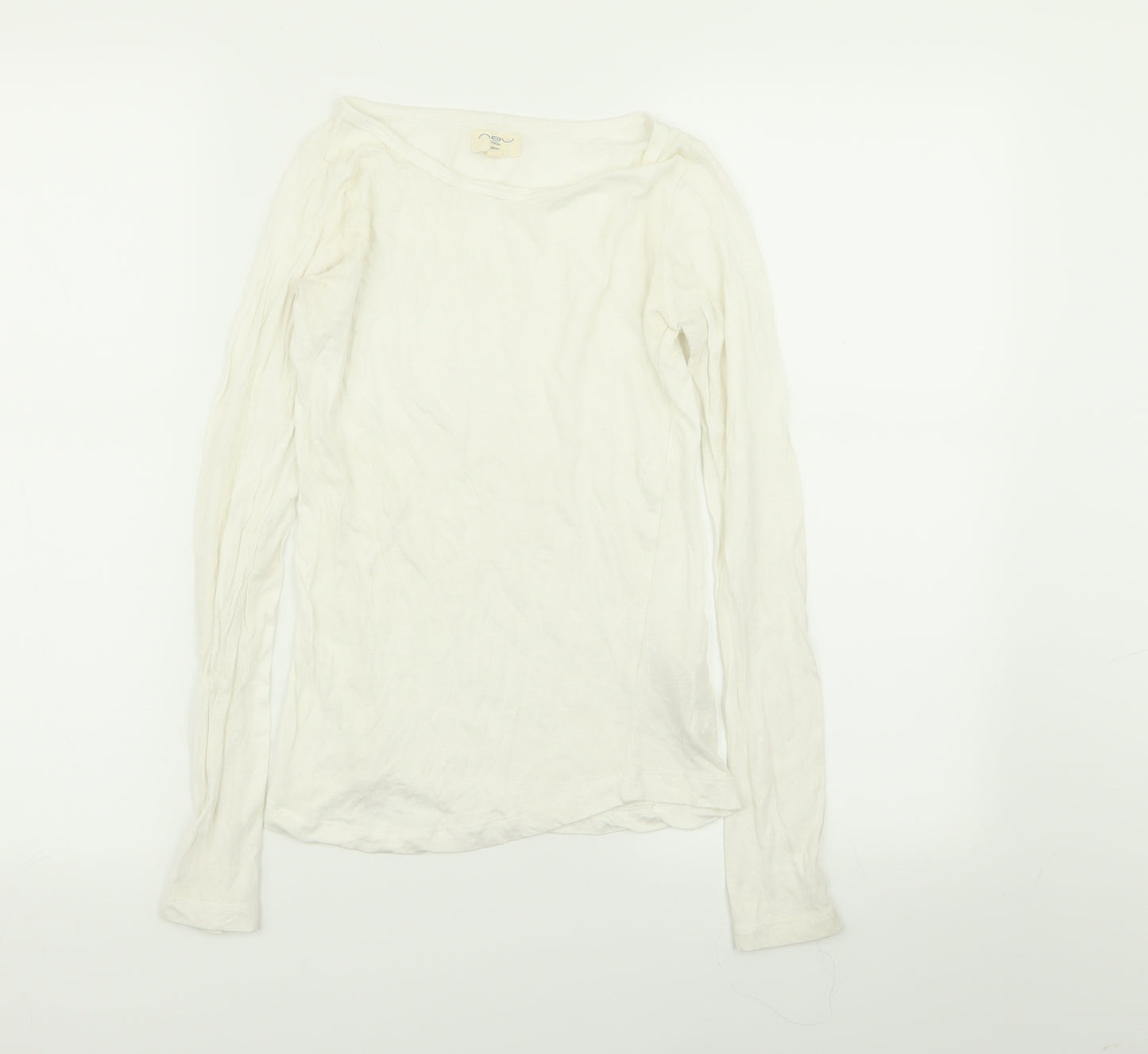 New Look Womens White   Basic T-Shirt Size 8