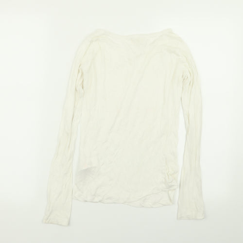 New Look Womens White   Basic T-Shirt Size 8