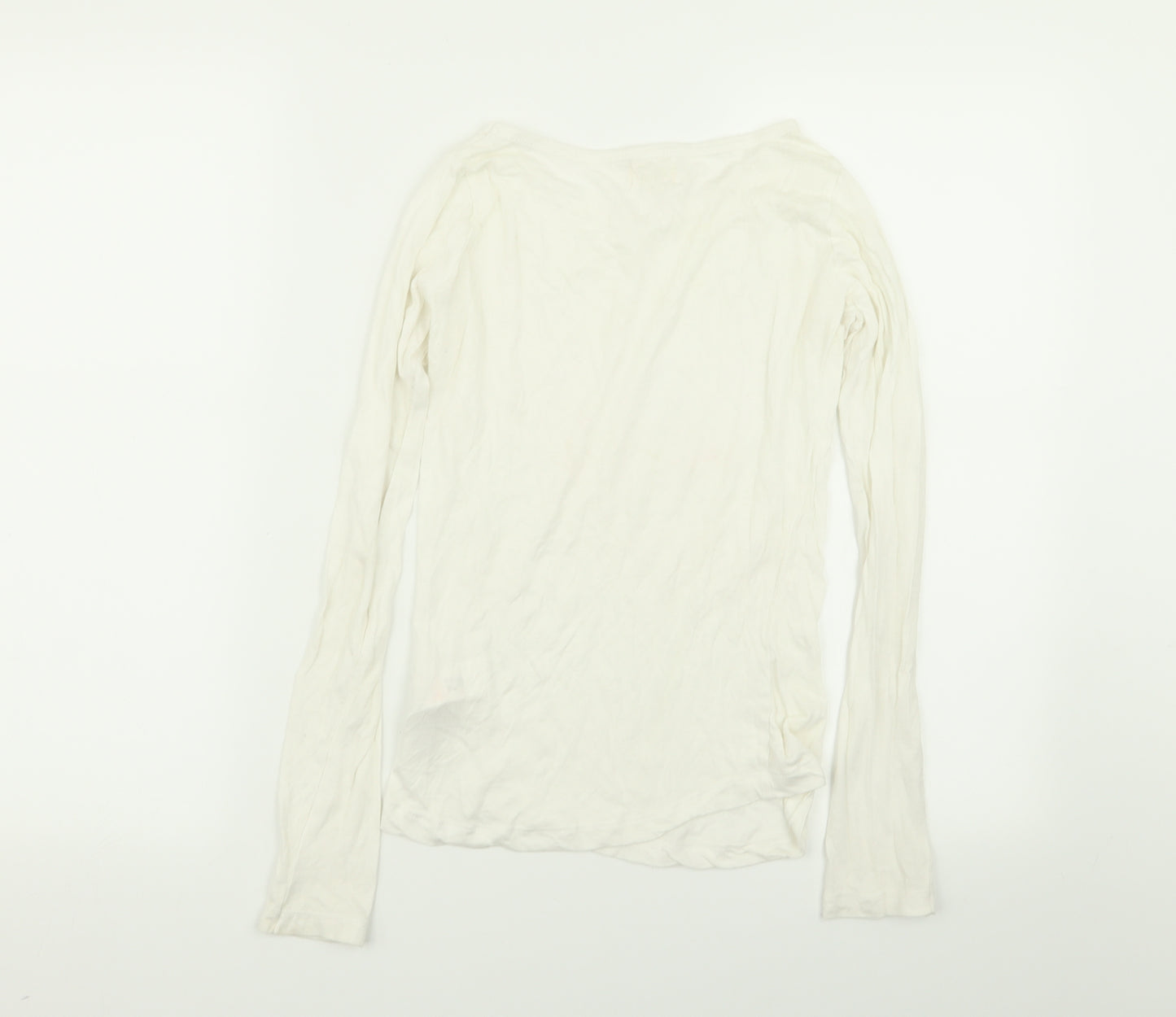New Look Womens White   Basic T-Shirt Size 8