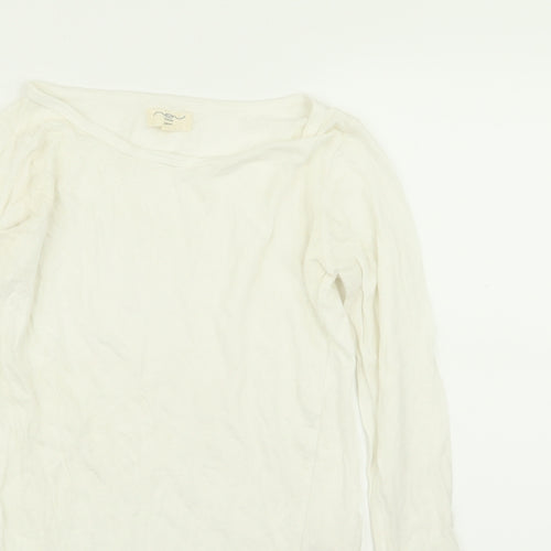 New Look Womens White   Basic T-Shirt Size 8