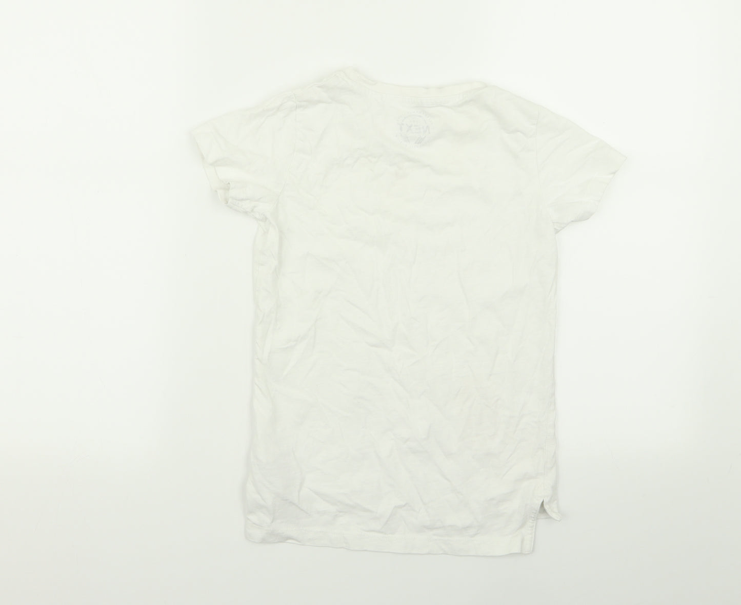 NEXT Boys White   Basic T-Shirt Size 7 Years