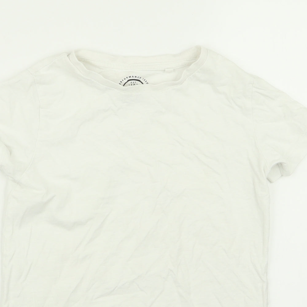 NEXT Boys White   Basic T-Shirt Size 7 Years