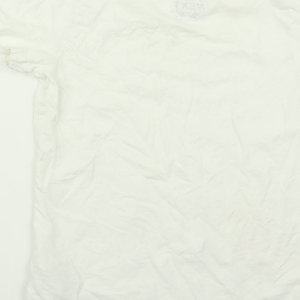NEXT Boys White   Basic T-Shirt Size 7 Years