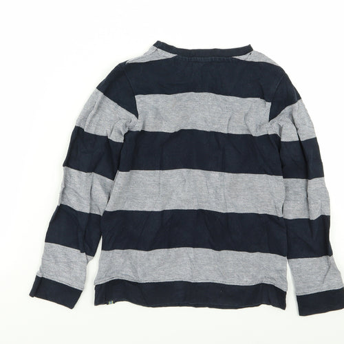 Okaidi Boys Multicoloured Striped  Basic T-Shirt Size 8 Years