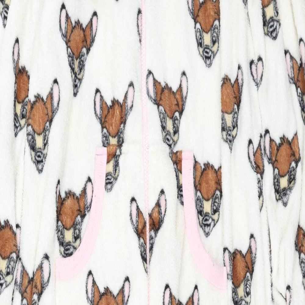 Primark Womens Ivory Solid Fleece Top One Piece Size XS  - bambi onesie