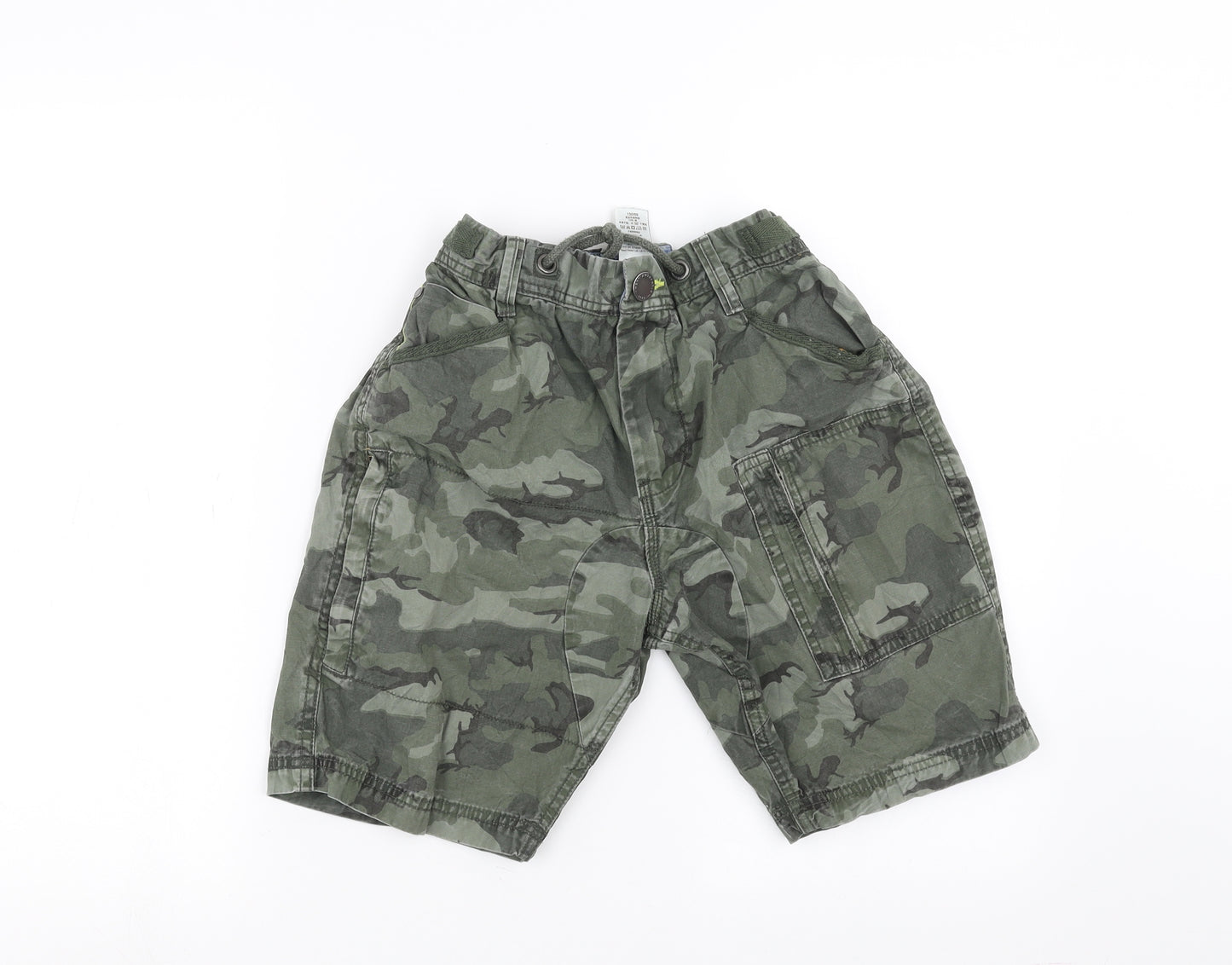 NEXT Boys Green Camouflage  Cargo Shorts Size 12 Years