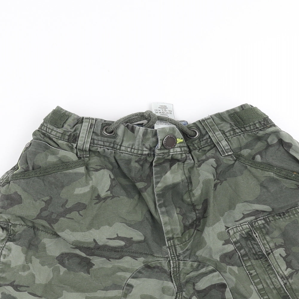 NEXT Boys Green Camouflage  Cargo Shorts Size 12 Years