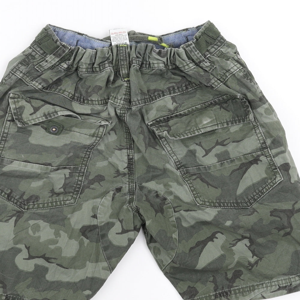 NEXT Boys Green Camouflage  Cargo Shorts Size 12 Years