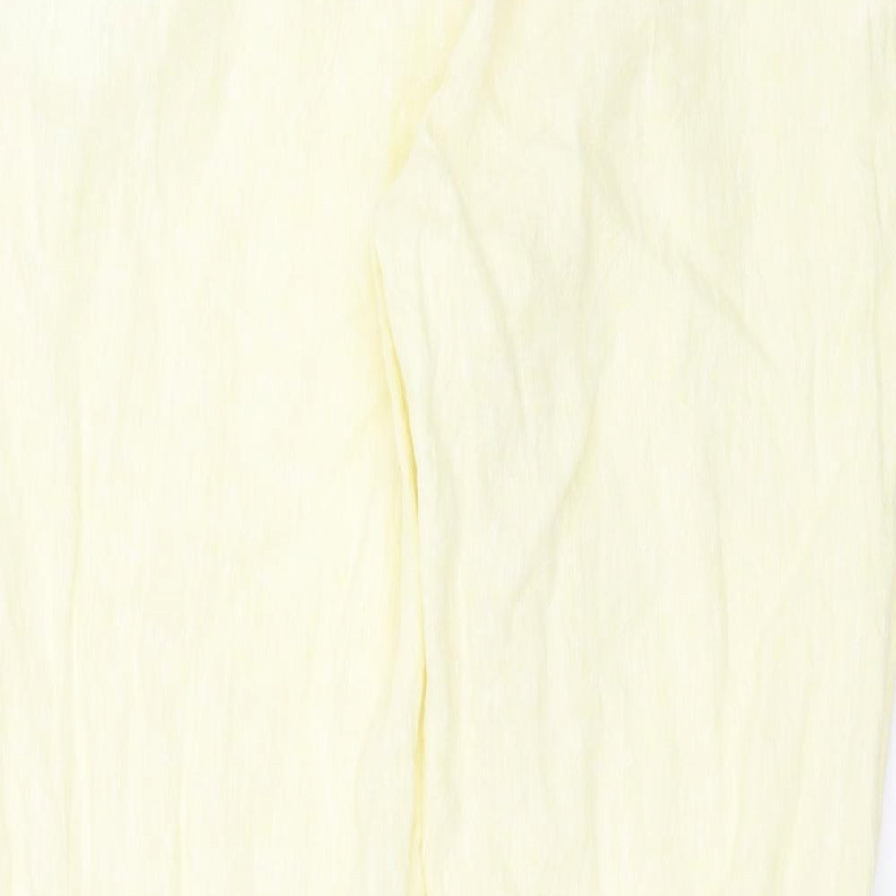 Marks and Spencer Womens Yellow   Trousers  Size 18 L27 in