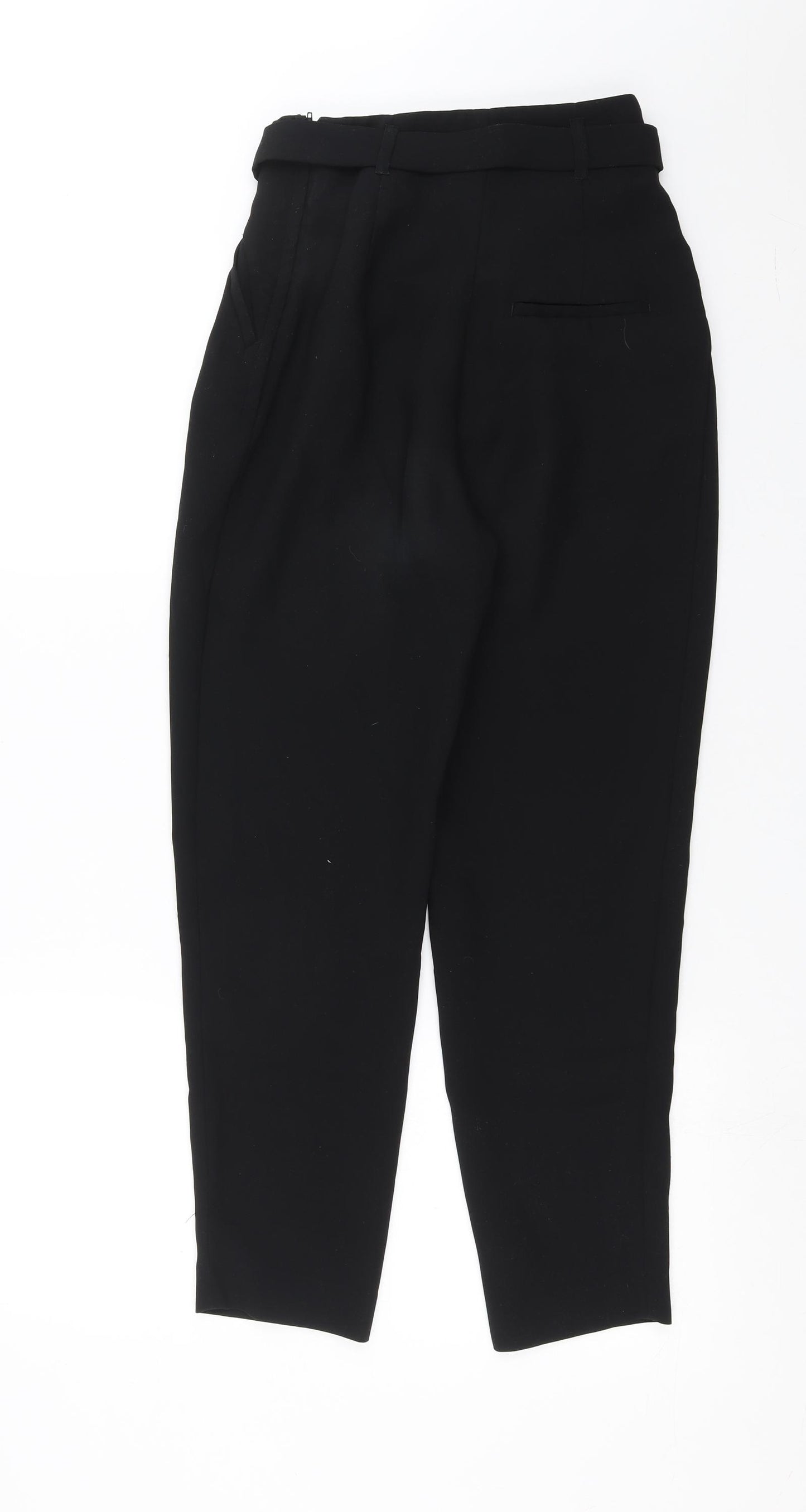 H&M Womens Black   Trousers  Size 6 L25 in