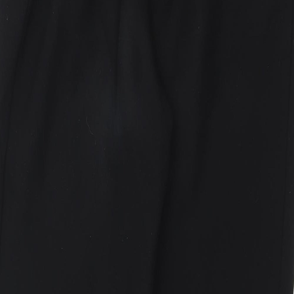 H&M Womens Black   Trousers  Size 6 L25 in