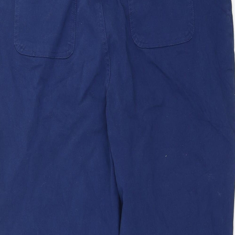 Seasalt Cornwall Womens Blue   Cropped Trousers Size 16 L21 in