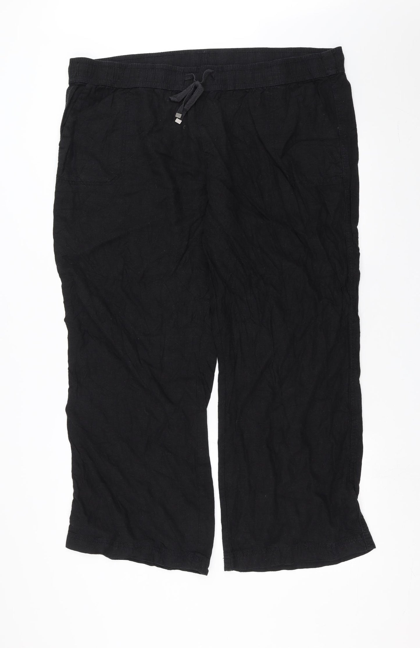 George Womens Black   Trousers  Size 22 L28 in