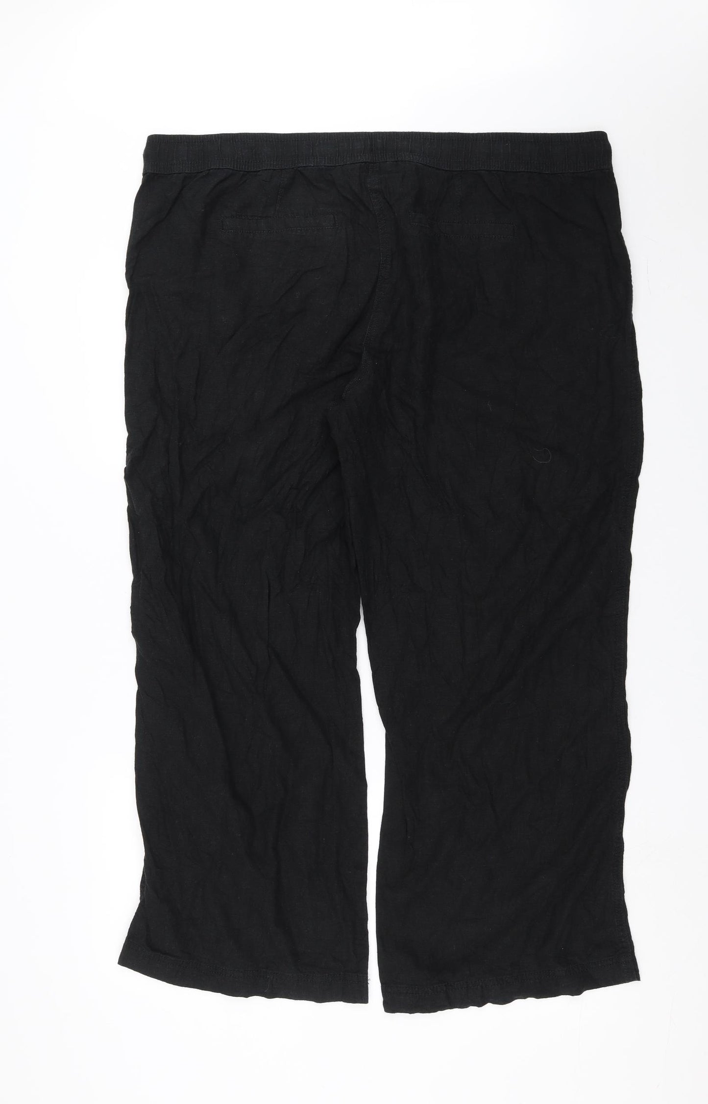 George Womens Black   Trousers  Size 22 L28 in