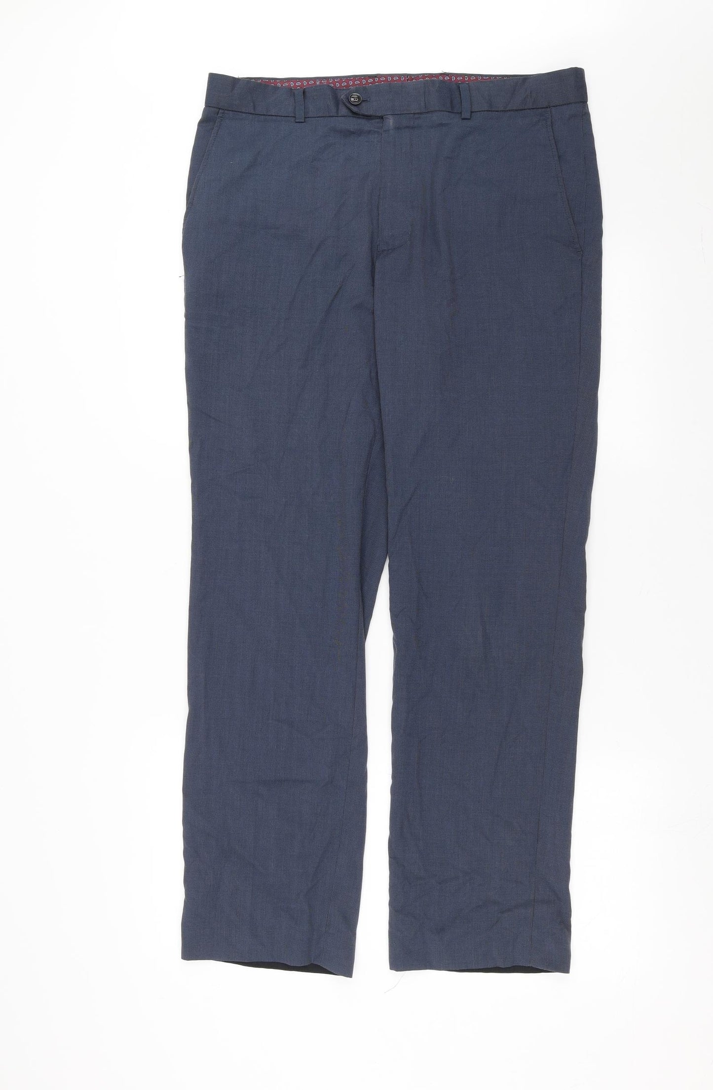 F&F Mens Blue   Trousers  Size 34 in L31 in