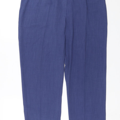 Chianti Womens Blue   Trousers  Size 14 L28 in
