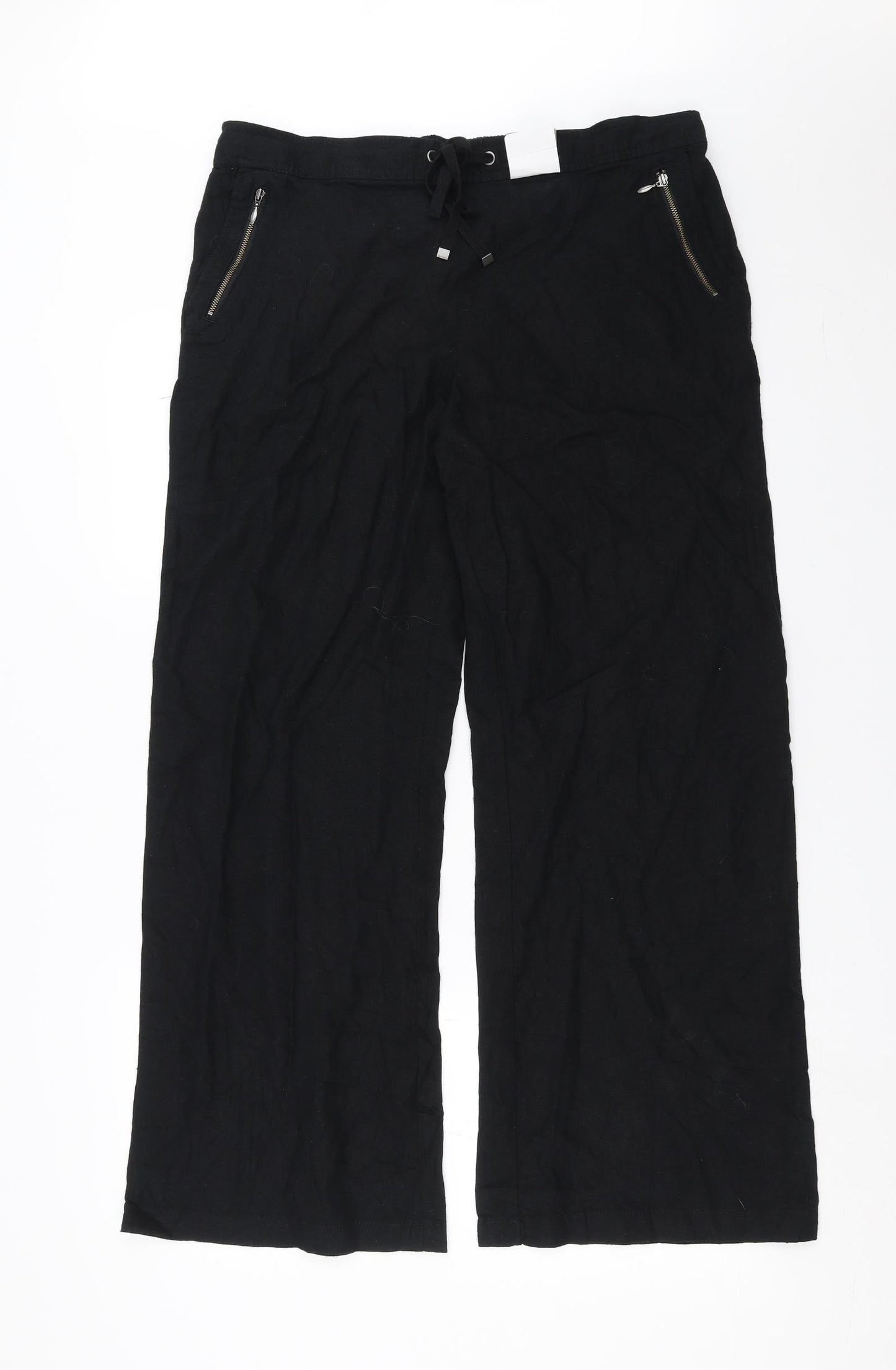 Sainsburys  Womens Black   Trousers  Size 16 L29 in