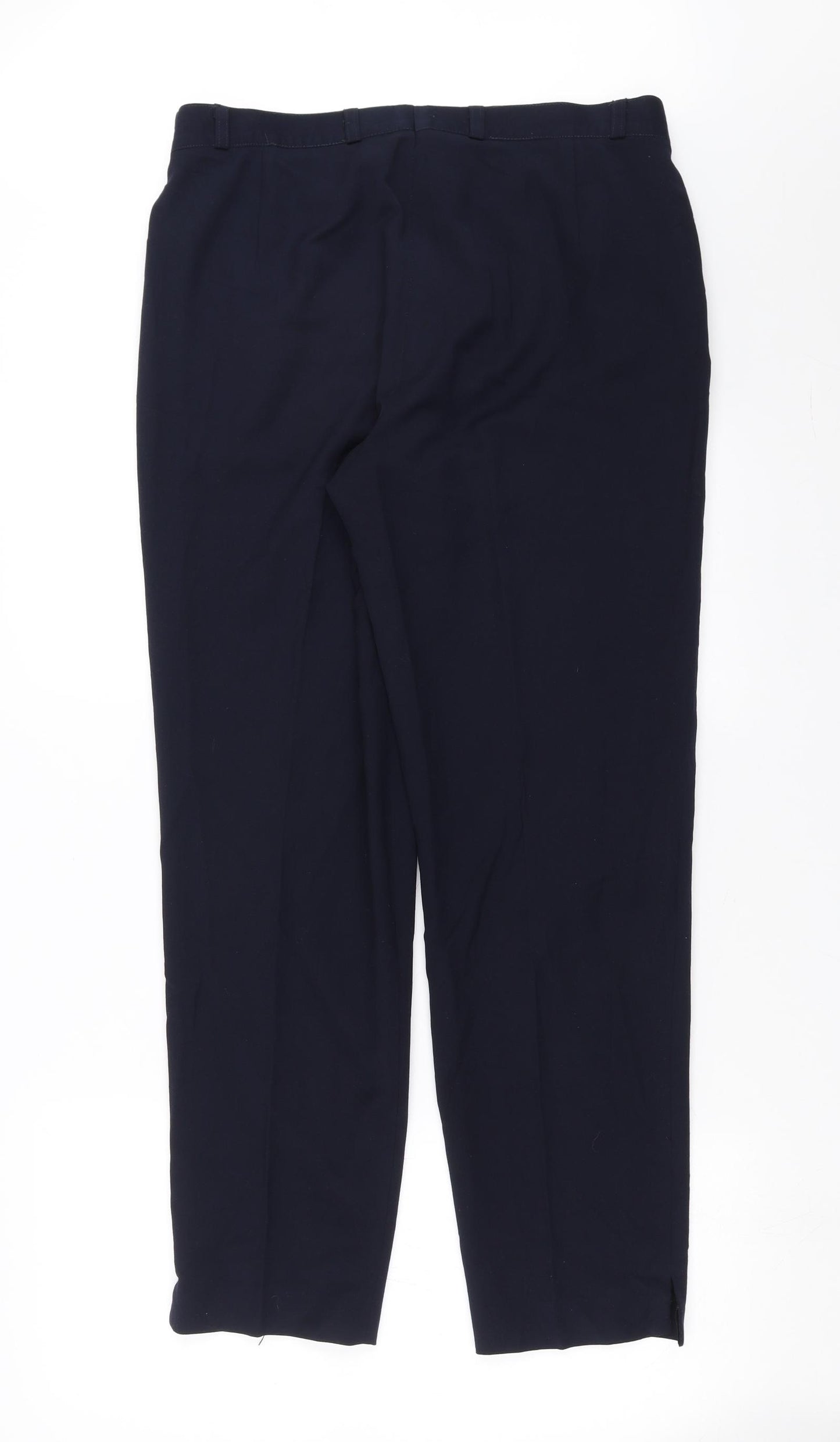 DELMOD Womens Blue   Trousers  Size 14 L29 in