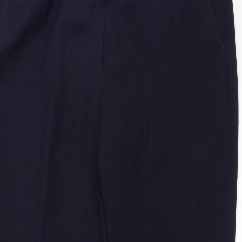 DELMOD Womens Blue   Trousers  Size 14 L29 in
