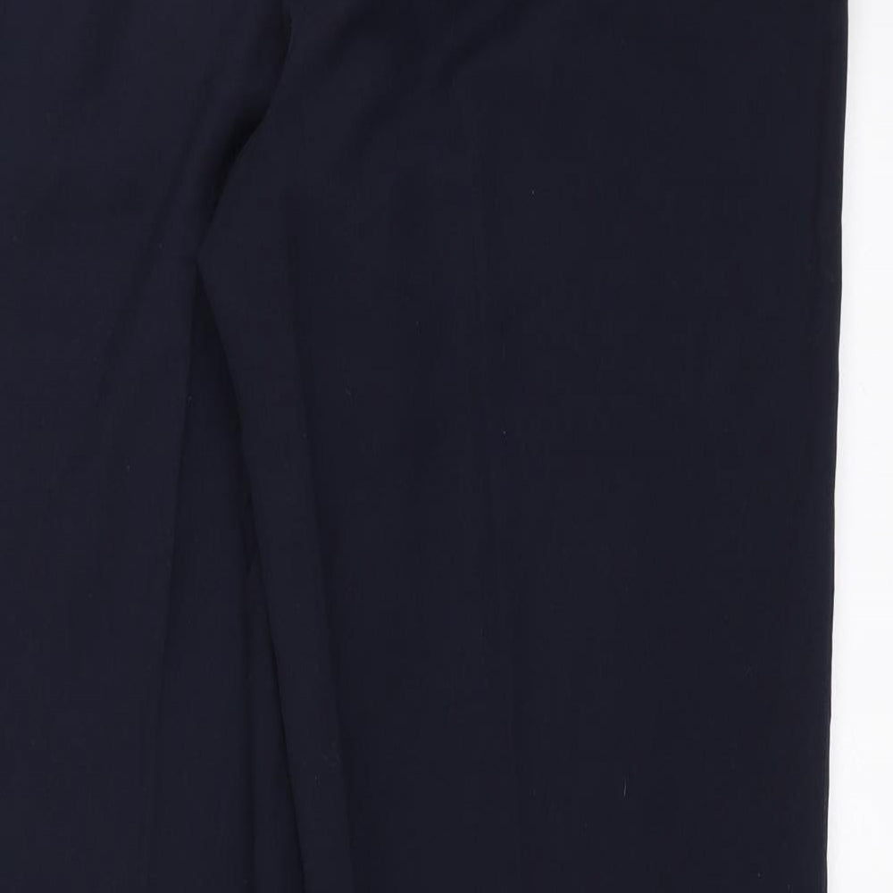 DELMOD Womens Blue   Trousers  Size 14 L29 in