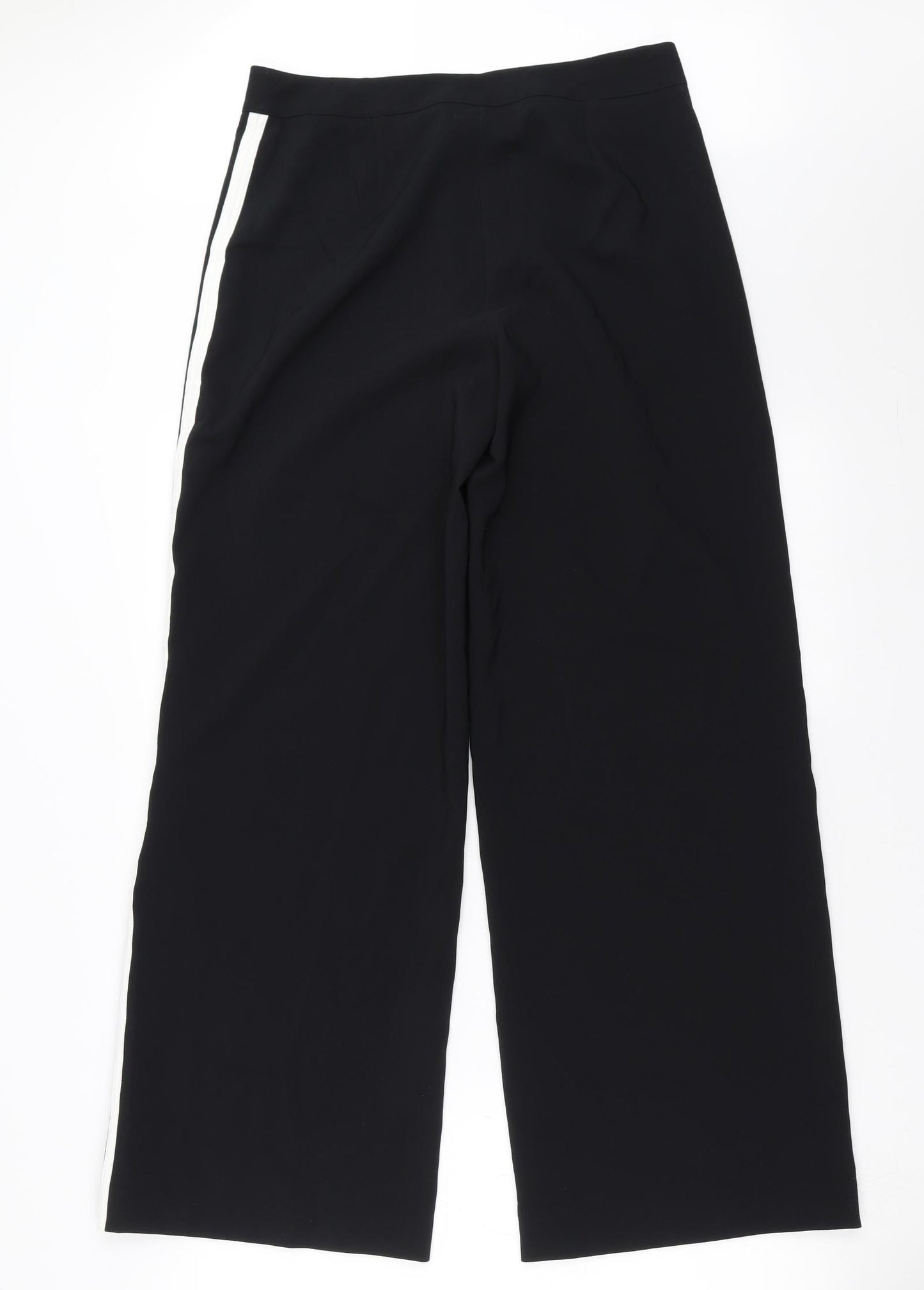 Preworn Womens Black   Trousers  Size 32 in L30 in - side splits