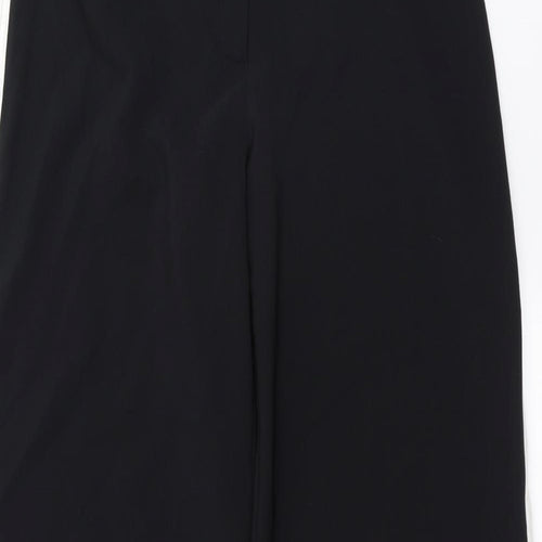 Preworn Womens Black   Trousers  Size 32 in L30 in - side splits