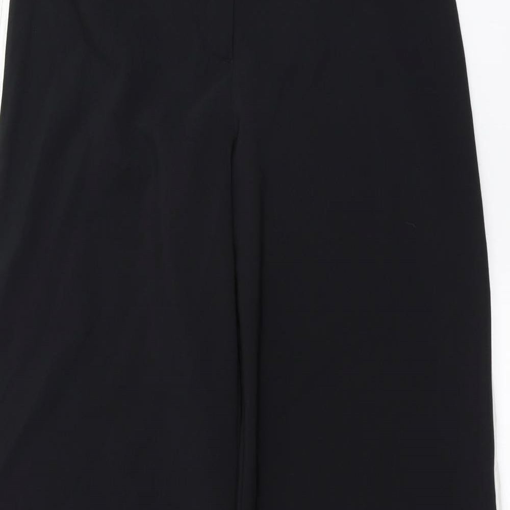 Preworn Womens Black   Trousers  Size 32 in L30 in - side splits