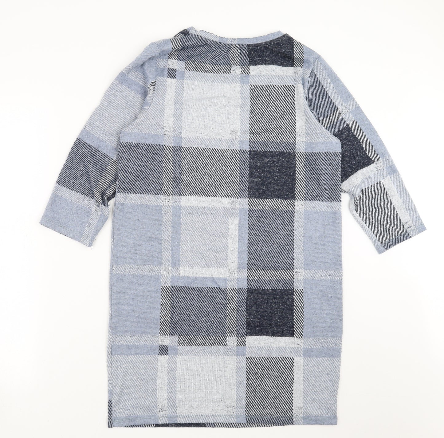 Sainsburys  Womens Blue Check  Jumper Dress  Size 10