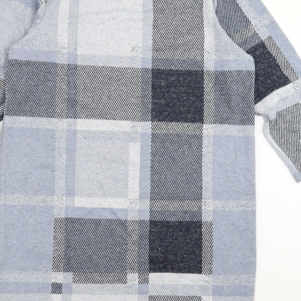 Sainsburys  Womens Blue Check  Jumper Dress  Size 10