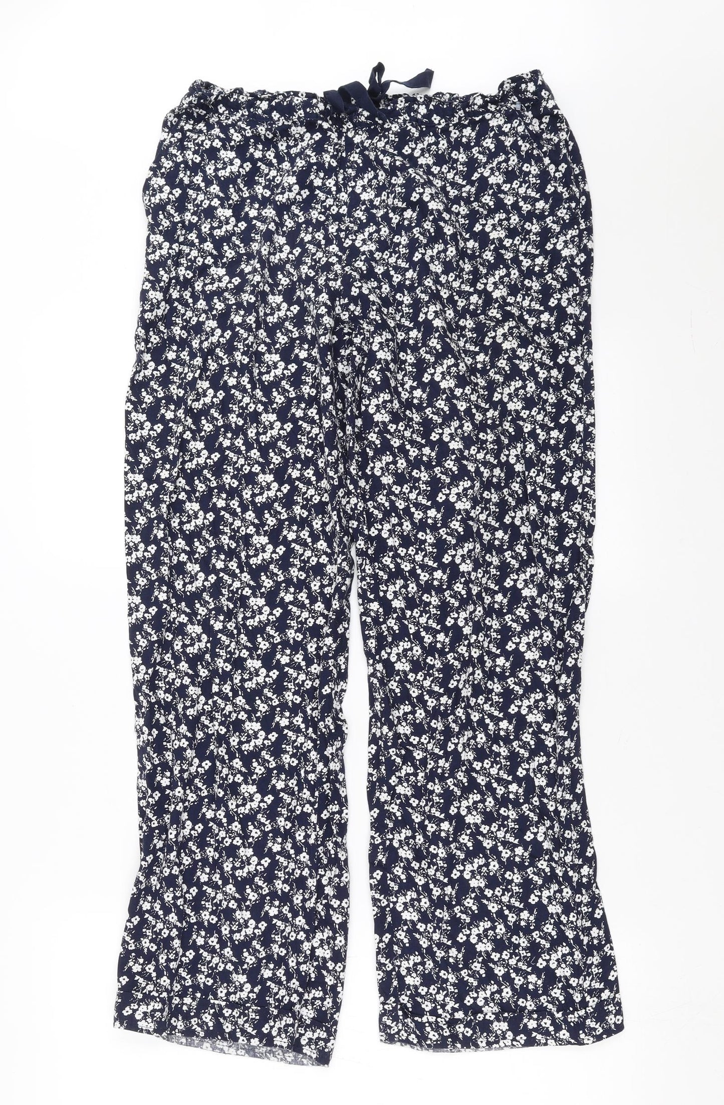 Hush Womens Blue Floral   Pyjama Pants Size S